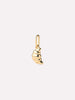 Solid Yellow Gold - Mini Croissant Charm