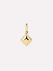 Solid Yellow Gold - Mini Ravioli Charm