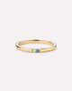 Solid Yellow Gold - 2 Stone Birthstone Ring
