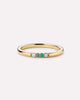 Solid Yellow Gold - 4 Stone Birthstone Ring