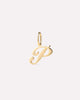Solid Yellow Gold - Script Letter Charm