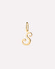 Solid Yellow Gold - Script Letter Charm