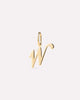Solid Yellow Gold - Script Letter Charm