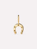 Solid Gold Lucky Necklace Charms For Women Ana Luisa Gold Mini Horseshoe Charm