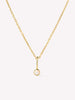 Solid Gold Opal Spring Ring Clasp Birthstone Pendant Necklaces For Women Ana Gold Birthstone Necklace_8F588Ad8 F5Bf 42A4 Aad4 C149646D057E