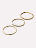 Solid Gold Paired Sets Band Rings For Women Ana Luisa Gold Trio Ring Set