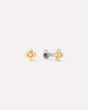 Solid Yellow Gold - Liora Flatback Studs