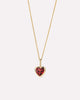 Solid Yellow Gold - Heirloom Heart Necklace