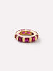 Solid Yellow Gold - Ruby Zeno Charm