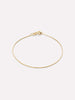 Solid Gold Spring Ring Clasp Chain Bracelets For Women Ana Luisa Silk Chain Bracelet