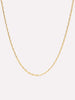 Solid Gold Spring Ring Clasp Chain Necklace For Women Ana Luisa Anchor Chain Necklace