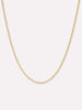 Solid Gold Spring Ring Clasp Chain Necklaces For Women Ana Luisa Flat Mariner Chain Necklace