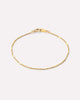 Solid Yellow Gold - Singapore Chain Bracelet