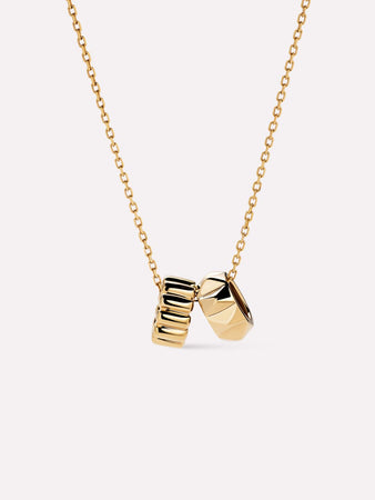 Solid Gold Spring Ring Clasp Fine Voyager Pendant Necklaces For Women Ana Luisa Asteroid Necklace