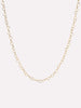 Solid Yellow Gold - Heart Chain Necklace