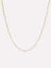 Solid Gold Spring Ring Clasp Love Chain Necklace For Women Ana Luisa Heart Chain Necklace