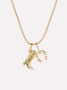 Solid Gold Spring Ring Clasp Lucky Western Horseshoe Cowboy Pendant Necklaces For Women Ana Luisa Cowboy Charm Necklace