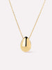 Gold Pendant Necklace - Gold Teardrop Necklace