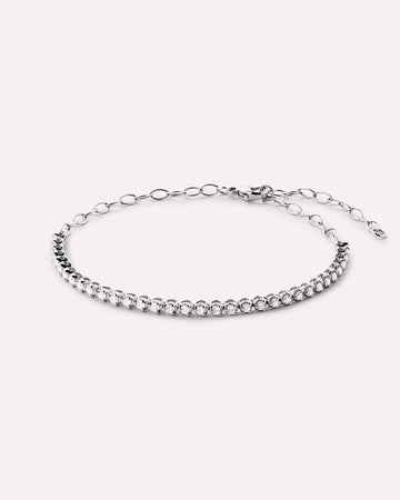 Solid White Gold Diamonds Bracelets for Women Wedding Diamond Tennis Bracelet 1/2 ctw