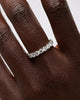 Solid White Gold - Half Eternity Diamond Ring (1.25 ctw)