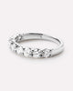 Solid White Gold - Half Eternity Diamond Ring (1.25 ctw)