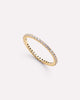 Solid Yellow Gold - Eternity Diamond Ring (1/2 ctw)