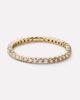 Solid Yellow Gold - Eternity Diamond Ring (1/2 ctw)