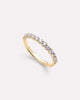 Solid Yellow Gold - Half Eternity Diamond Ring (1/2 ctw)