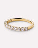 Solid Yellow Gold - Half Eternity Diamond Ring (1/2 ctw)