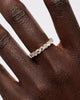 Solid Yellow Gold - Half Eternity Diamond Ring (1.25 ctw)