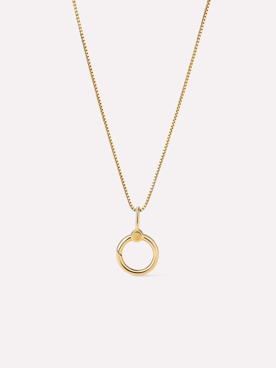 Solid Yellow Gold - Charm Collector Necklace