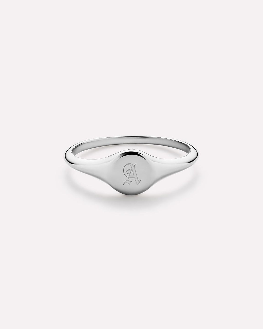 Signet Ring - Personalized Silver Signet Ring