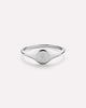 Signet Ring - Personalized Silver Signet Ring