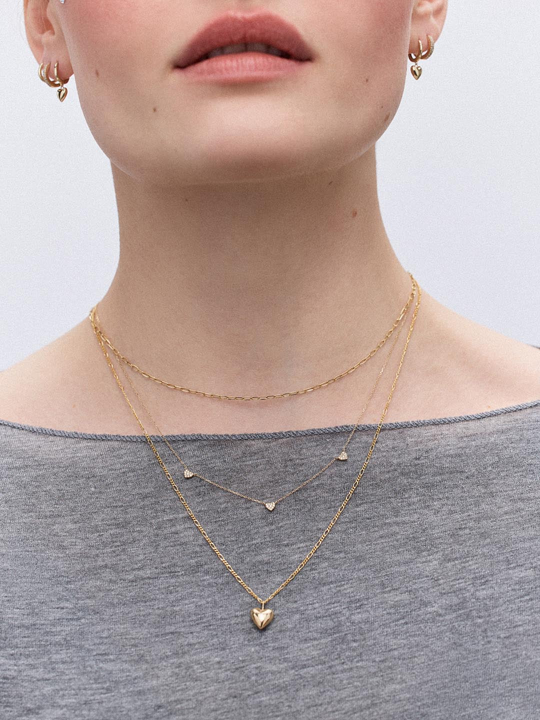 Vday Hearts Solid Gold