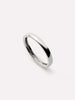 Solid White Gold - Slim Eclipse Ring