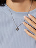 Ana Luisa Jewelry Necklaces Pendants Puffed Heart Necklace Lev Silver Rhodium