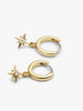 Ana Luisa Jewelry Earrings Hoop Earrings Star Hoop Earrings Oshi Gold