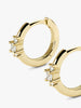 Ana Luisa Jewelry Earrings Studs Gold Huggie Hoops Kodi Silver