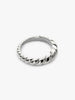 Ana Luisa Jewelry Rings Medium Bands Twist Ring Rope Slim Silver Stainless Steel