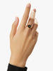 Ana Luisa Jewelry Rings Statement Rings Gold Signet Ring Amara Black Gold