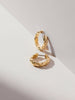 Ana Luisa Jewelry Earrings Medium Hoops Medium Quilted Hoops Alessa Medium Gold