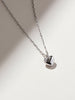 Ana Luisa Jewelry Necklaces Pendants Puffed Heart Necklace Lev Silver Rhodium