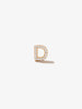 Ana Luisa Jewelry Earring Stud Letter Earring Single Letter Stud Silver - Letter D