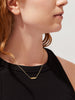 Ana Luisa Jewelry Pendant Engravable Gold Bar Necklace Id Slim Silver